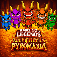 Amazing Legends Lucky Devils Pyromania logo
