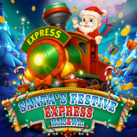 Santas Festive Express Hold and Win logo