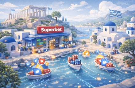 Superbet går inn i Hellas med spill og iGaming bilde