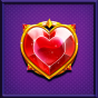Heart gemstone bilde