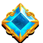 Blue gemstone bilde