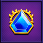 Blue gemstone bilde