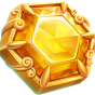 Yellow gemstone bilde