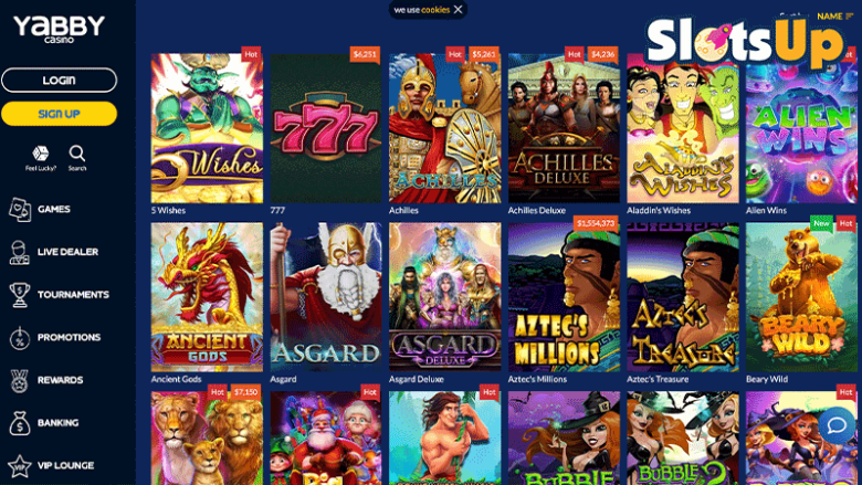 Yabby spilleautomater