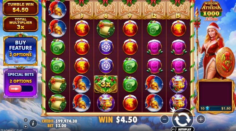 Wisdom of Athena 1000 Xmas Multiplier