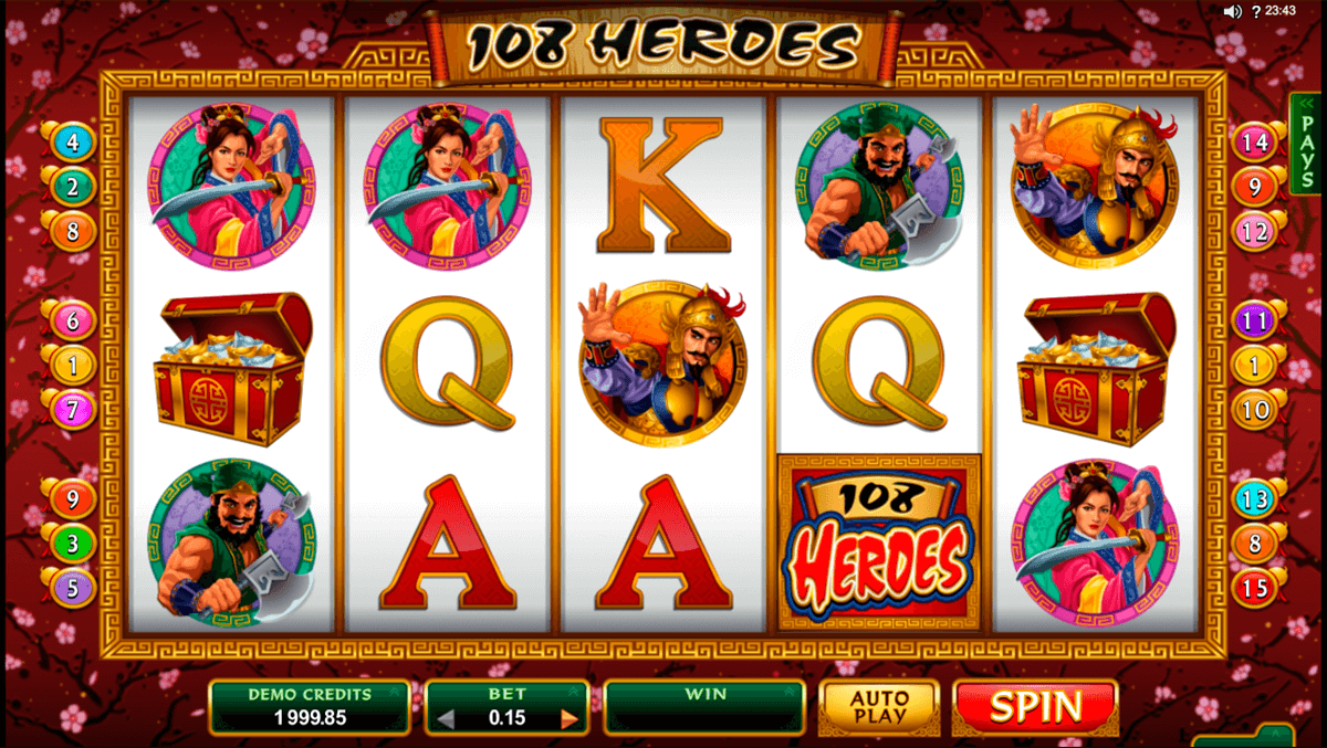 108 heroes microgaming automat pa nett