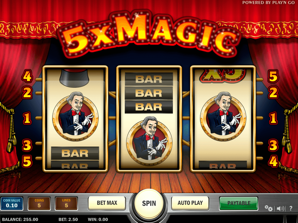 5x magic playn go automat pa nett