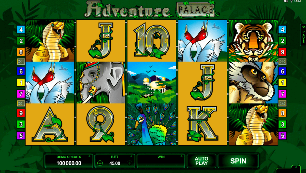 adventure palace microgaming automat pa nett