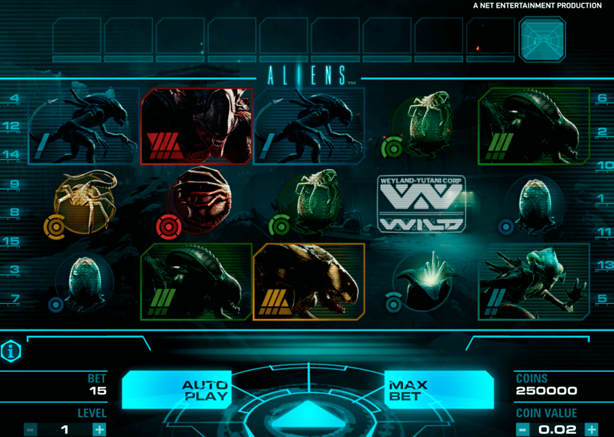 aliens netent automat pa nett