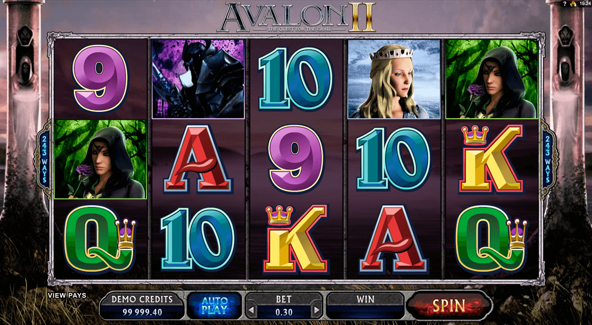 avalon ii microgaming automat pa nett