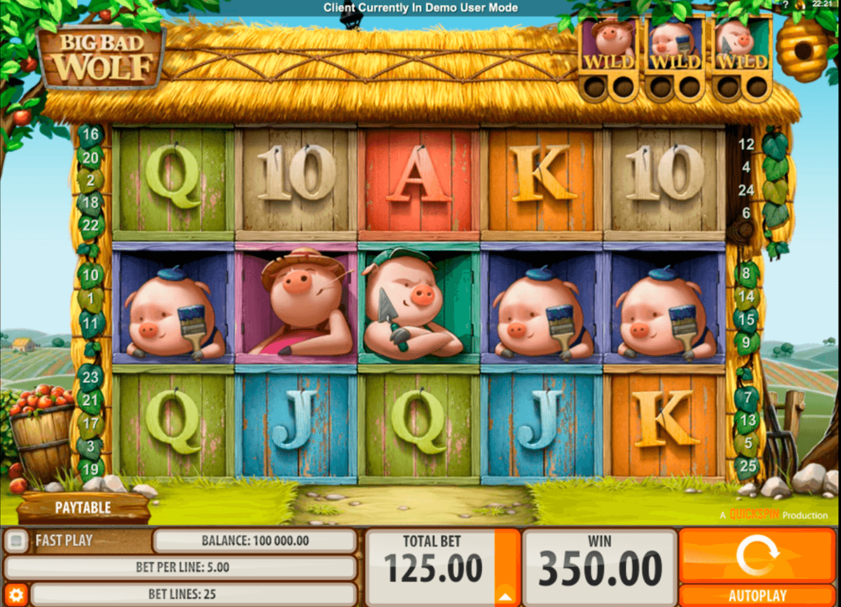 big bad wolf quickspin automat pa nett