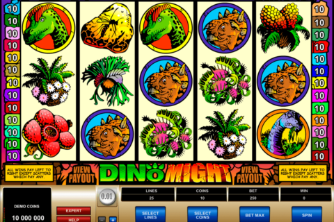 dino might microgaming automat pa nett 