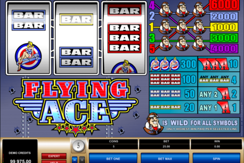 flying ace microgaming automat pa nett 