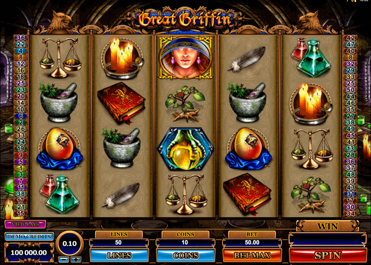 great griffin microgaming automat pa nett