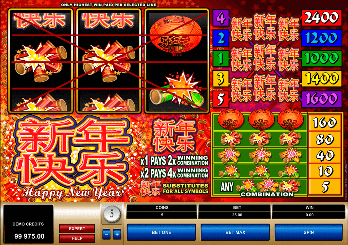 happy new year microgaming automat pa nett