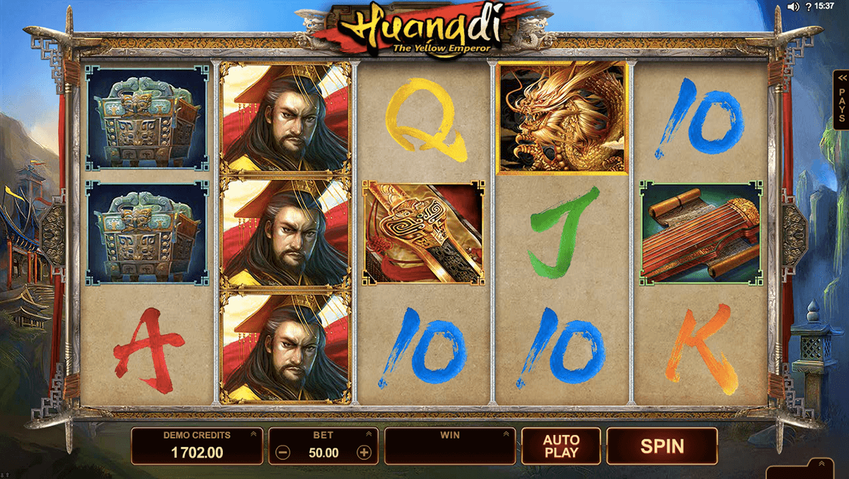 huangdi the yellow emperor microgaming automat pa nett