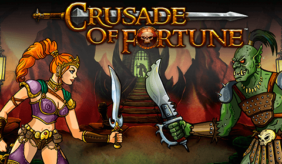 logo crusade of fortune netent spilleautomat 