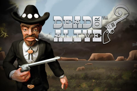 Dead or Alive spilleautomat logo dead or alive netent