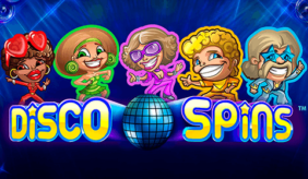 logo disco spins netent spilleautomat 