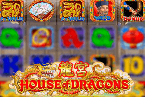 logo house of dragons microgaming spilleautomat 