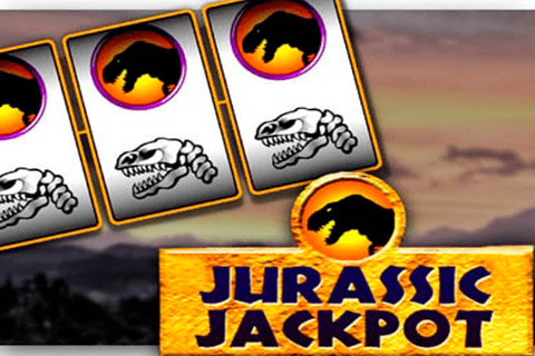 logo jurassic jackpot microgaming spilleautomat 