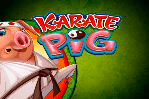 logo karate pig microgaming spilleautomat 