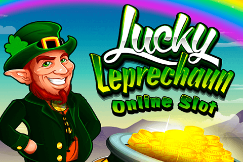 logo lucky leprechaun microgaming spilleautomat 
