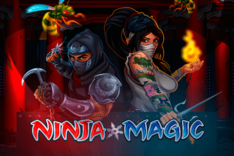 logo ninja magic microgaming spilleautomat 