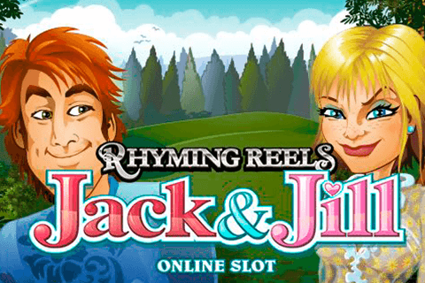 logo rhyming reels jack and jill microgaming spilleautomat 
