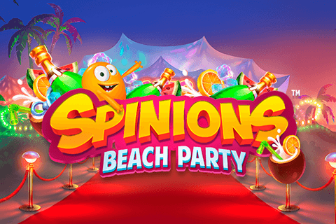 logo spinions beach party quickspin spilleautomat 