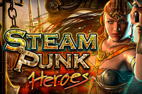 logo steam punk heroes microgaming spilleautomat 
