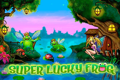logo super lucky frog netent spilleautomat 