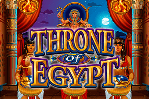 logo throne of egypt microgaming spilleautomat 
