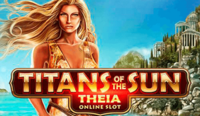 logo titans of the sun theia microgaming spilleautomat 