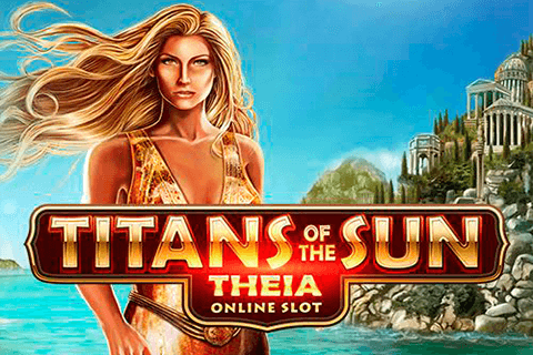 logo titans of the sun theia microgaming spilleautomat 