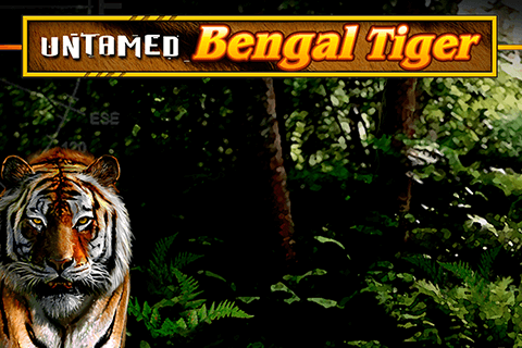logo untamed bengal tiger microgaming spilleautomat 