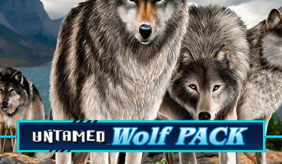 logo untamed wolf pack microgaming spilleautomat 