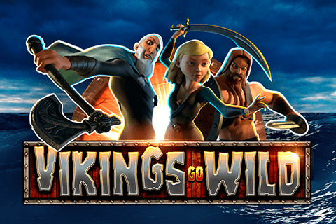 logo vikings go wild yggdrasil spilleautomat 