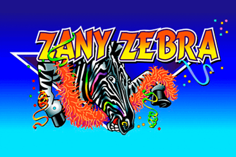 logo zany zebra microgaming spilleautomat 