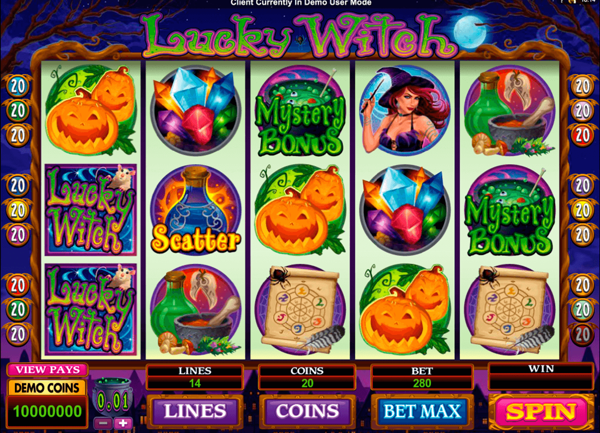 lucky witch microgaming automat pa nett