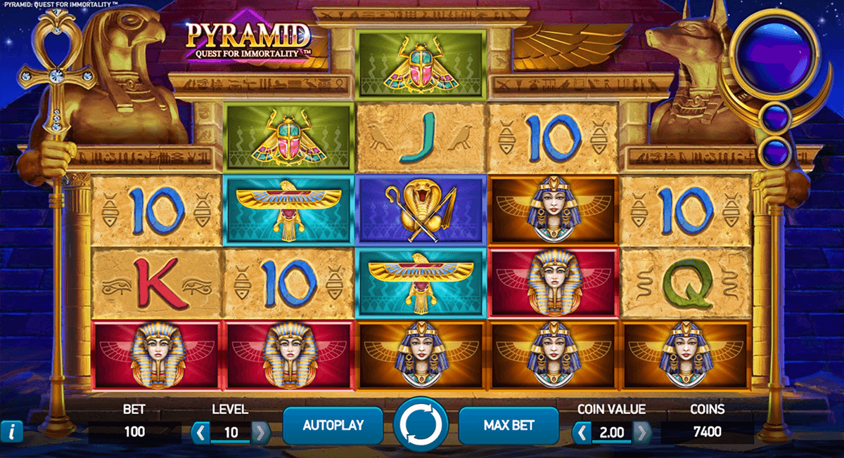pyramid quest for immortality netent automat pa nett