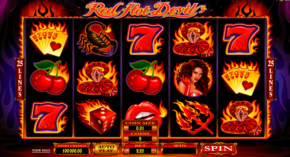 red hot devil microgaming automat pa nett