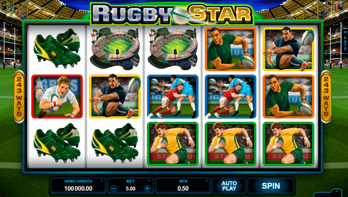 rugby star microgaming automat pa nett