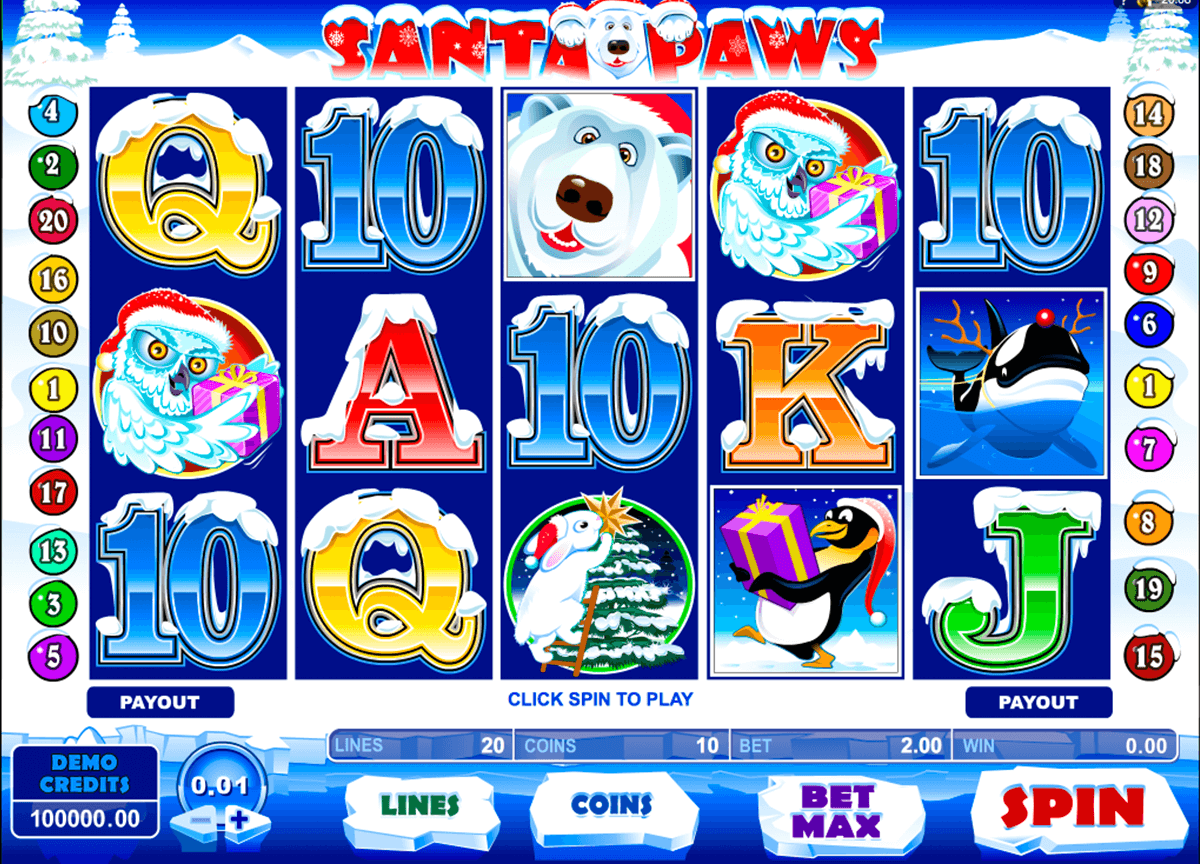santa paws microgaming automat pa nett