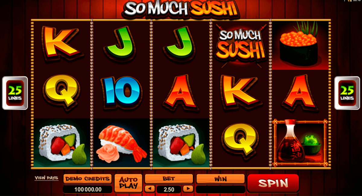 so much sushi microgaming automat pa nett