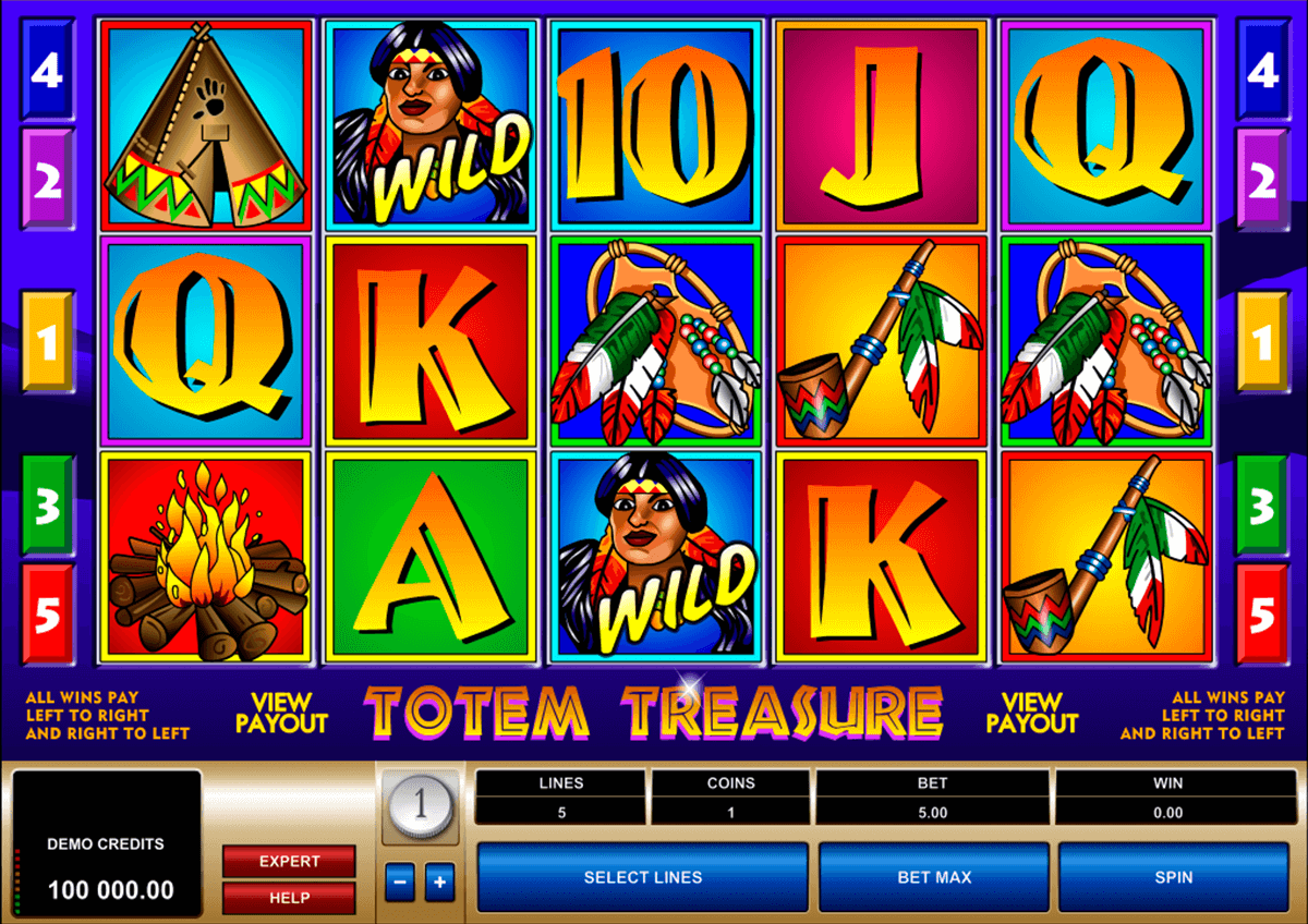 totem treasure microgaming automat pa nett