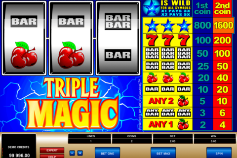 triple magic microgaming automat pa nett 