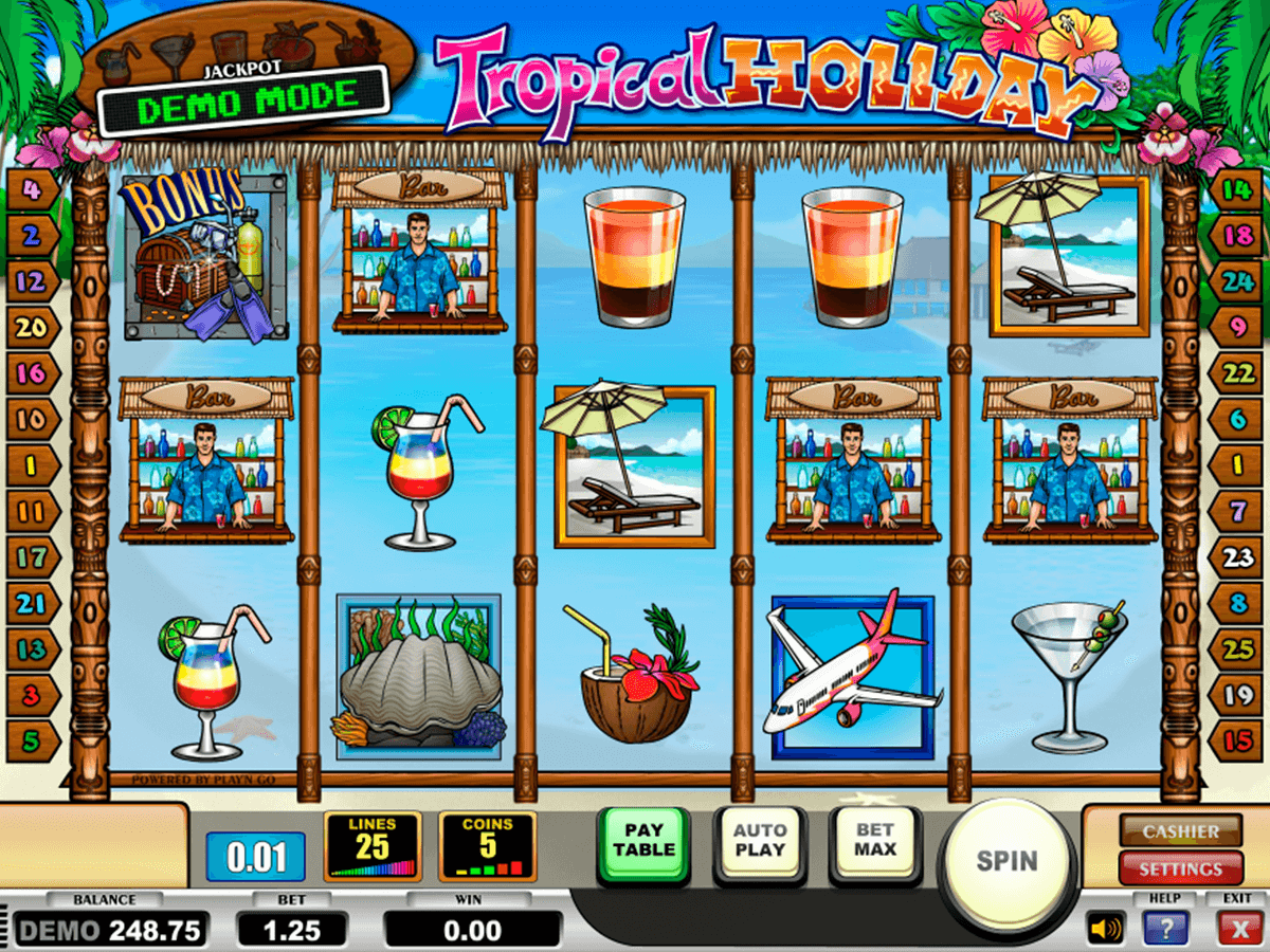 tropical holiday playn go automat pa nett