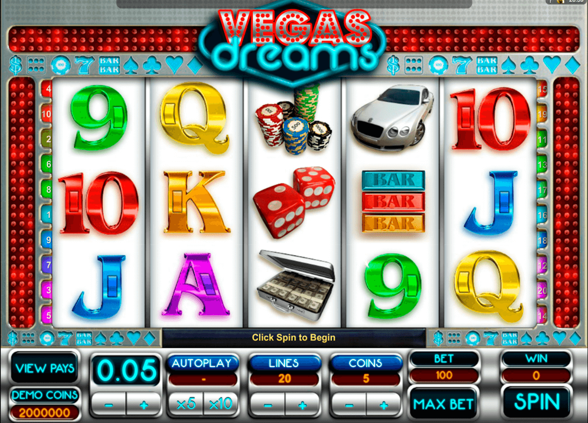 vegas dreams microgaming automat pa nett