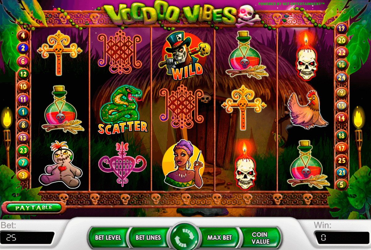 voodoo vibes netent automat pa nett
